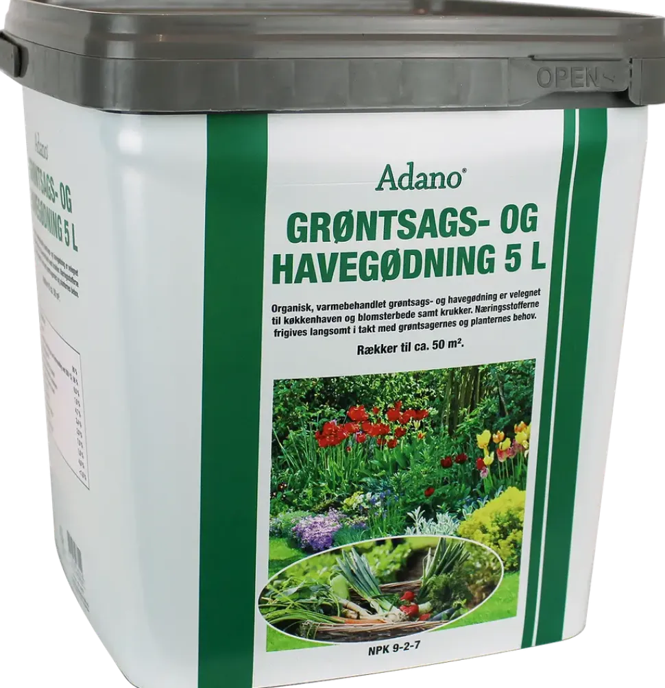 Adano Ekologisk gödsel för grönsaker och trädgård 5 L