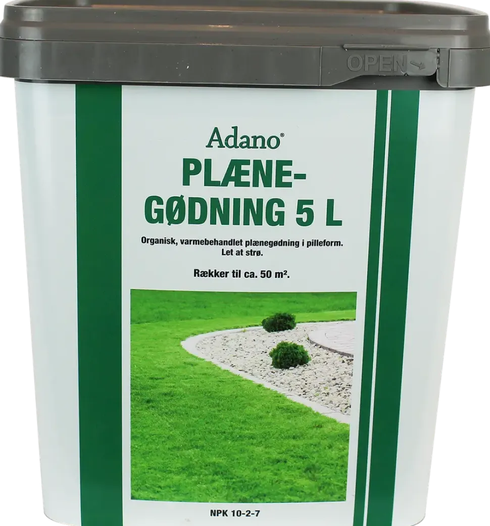 Adano Ekologiskt gödselmedel för gräsmattor 5 L