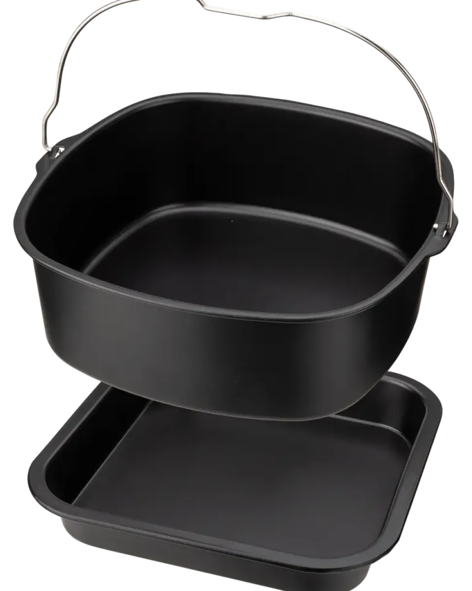 Airfryer bakform och panna fyrkantig - 21 cm
