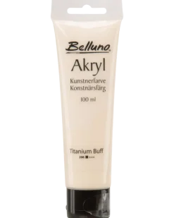 Akrylfärg gräddvit 100 ml