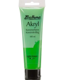 Akrylfärg ljusgrön 100 ml