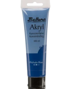 Akrylfärg phthalo blå 100 ml