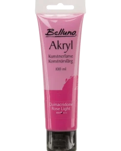 Akrylfärg Quinacridone rose light 100 ml