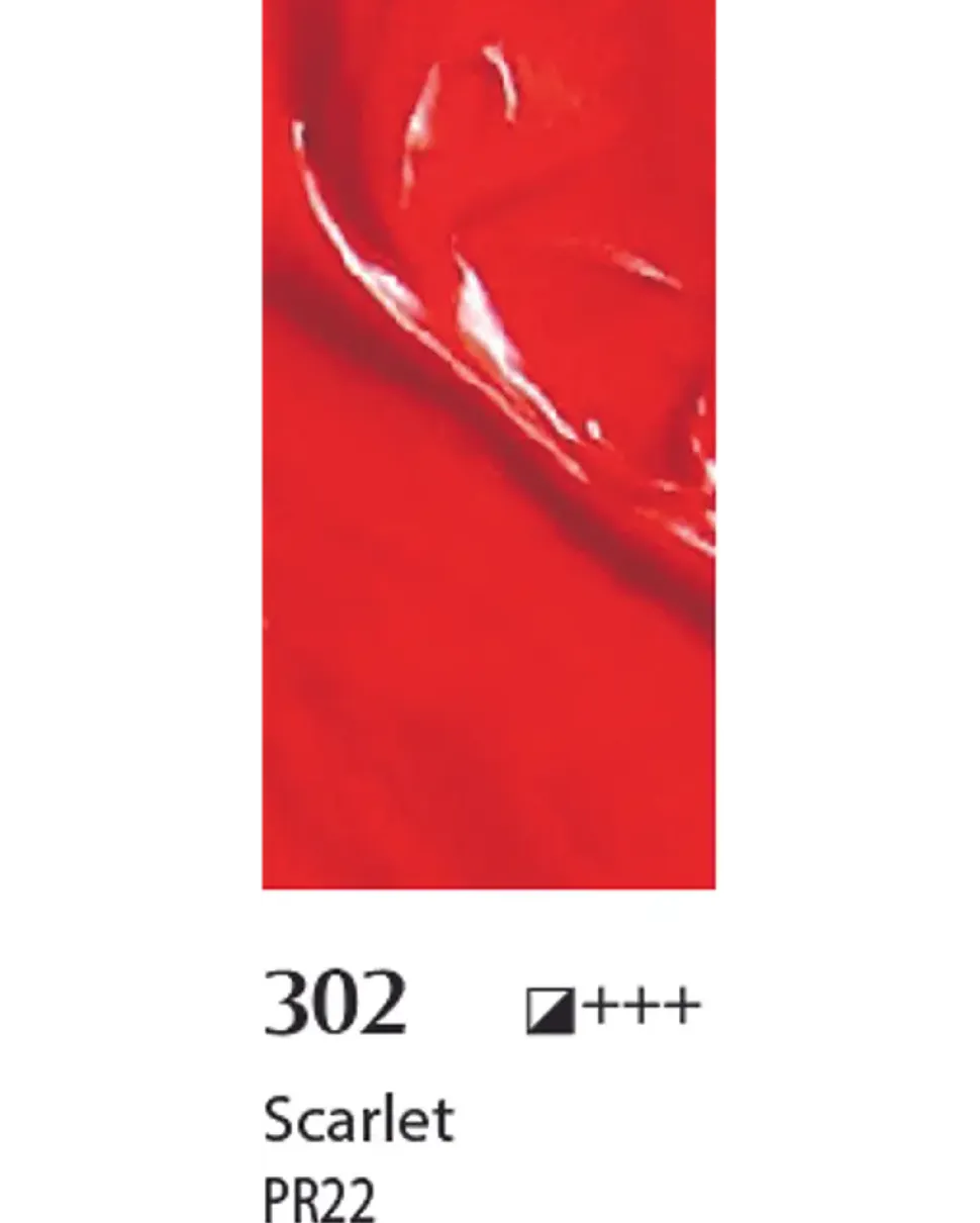 Akrylfärg röd 100 ml