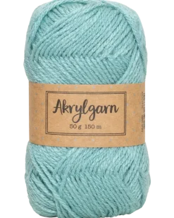Akrylgarn 50 g azurgrön