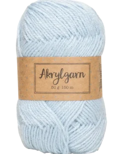 Akrylgarn 50 g babyblå