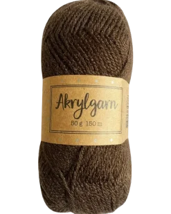 Akrylgarn 50 g espresso