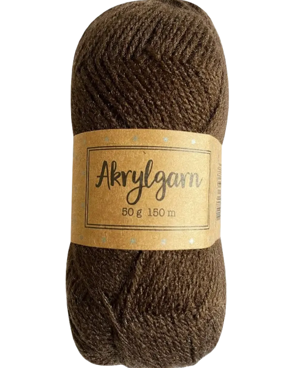 Akrylgarn 50 g espresso