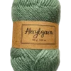 Akrylgarn 50 g grågrön