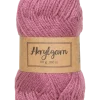 Akrylgarn 50 g mörkrosa