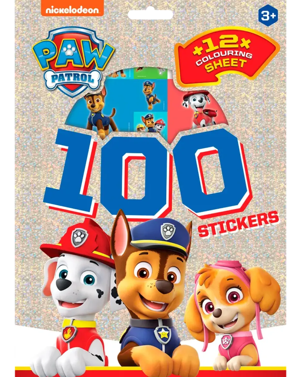 Aktivitetshäfte 100 klistermärken - Paw Patrol
