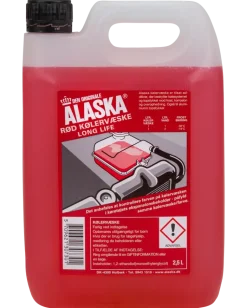 Alaska Kylvätska röd 2,5 L