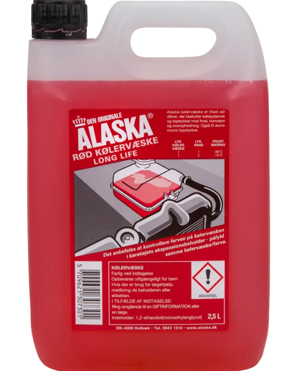 Alaska Kylvätska röd 2,5 L