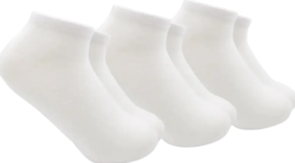 Ankelstrumpor 3-pack - Vit