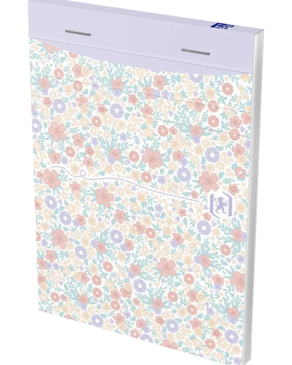 Anteckningsblock Floral A6 linjerat