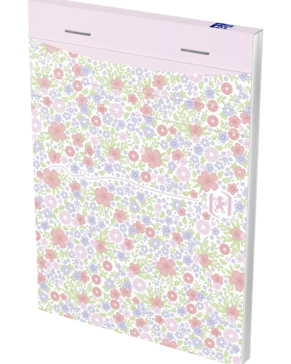 Anteckningsblock Floral A6 linjerat