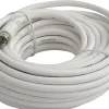 Antennskarvkabel 10m vit f-kon