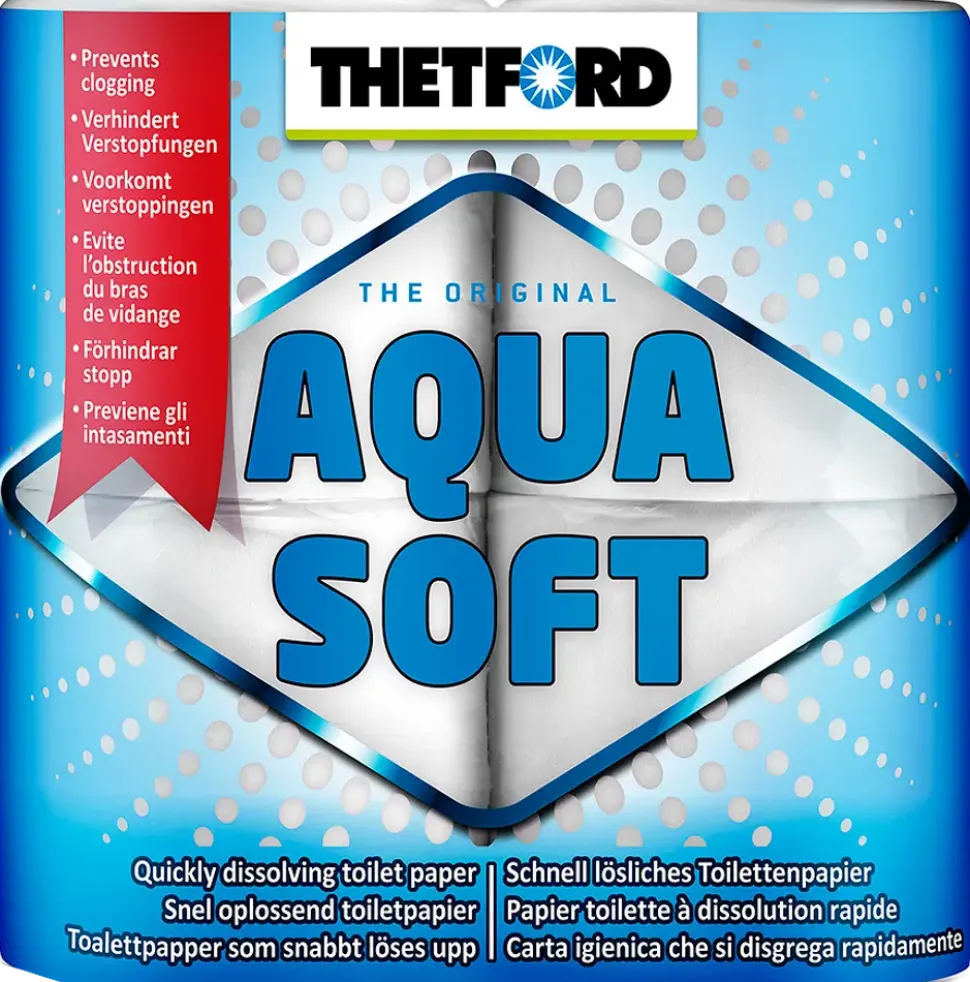 Aqua soft toalettpapper 4st