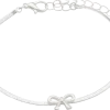 Armband med rosetter - silver