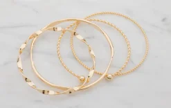Armband 4 st - guld