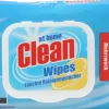 At Home Clean Rengöringsservetter citron 55-pack