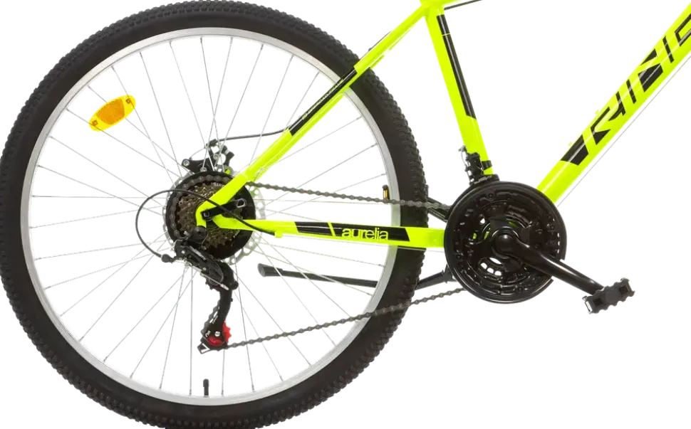 Aurelia 26” cykel med 18 växlar - Neon gul