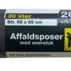 Avfallspåse med dragsko 30 L
