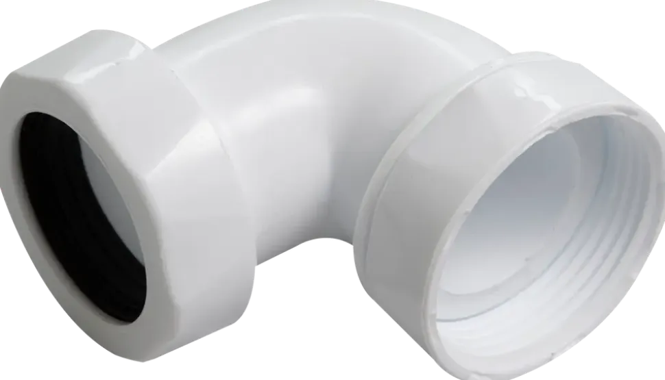 Avloppsrör böj 1 1/4"x32 vit