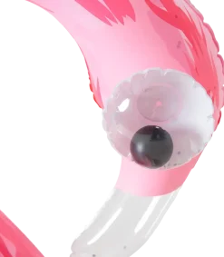 Badring Flamingo med glitter