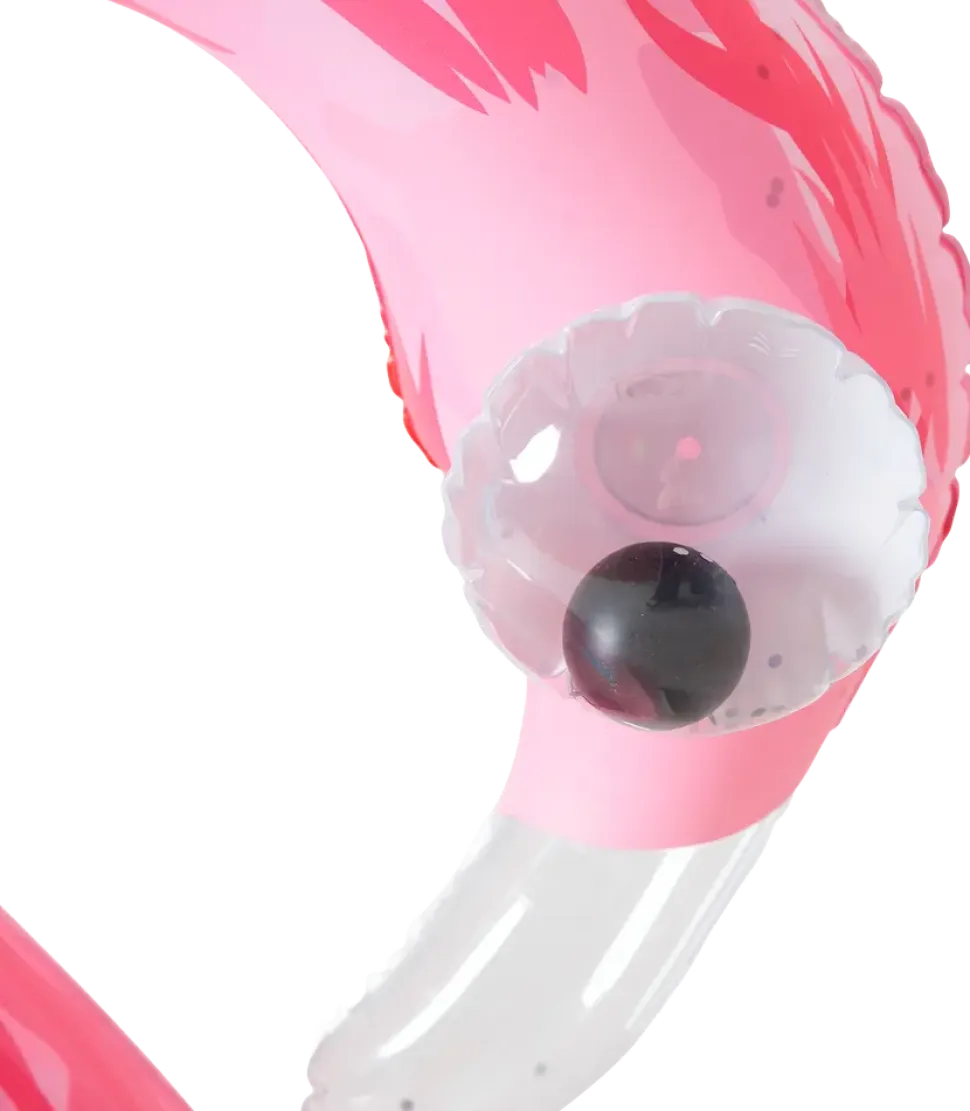 Badring Flamingo med glitter