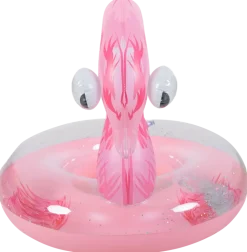 Badring Flamingo med glitter