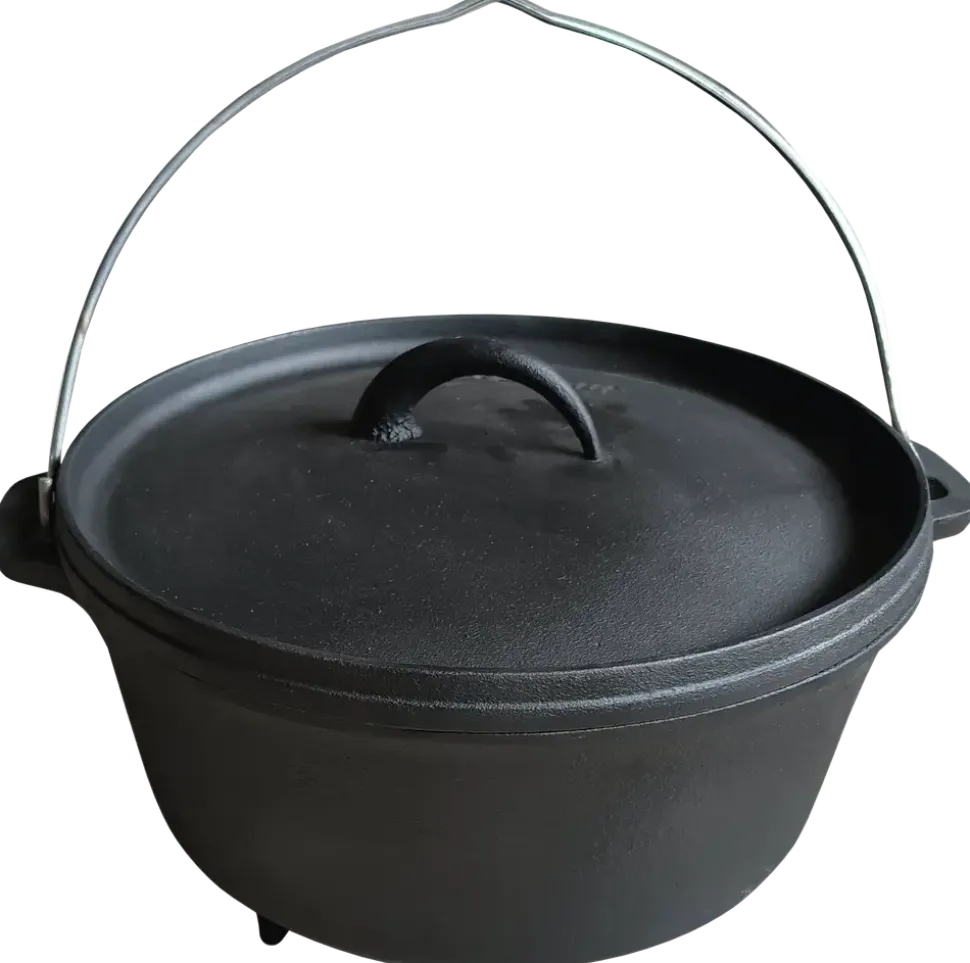 BAKERgrill Gjutjärnsgryta för eldfat 6 liter