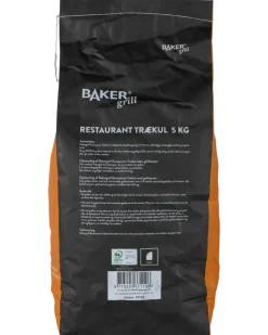 BAKERgrill Grillkol restaurang 5 kg