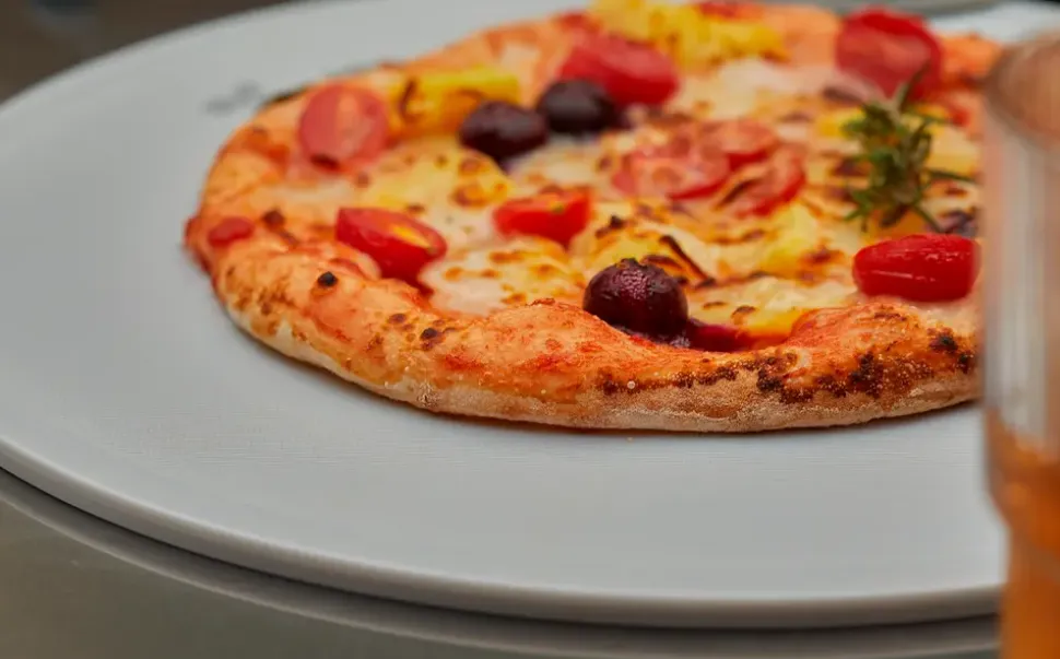 BAKERgrill Pizza skärbräda Ø34 cm