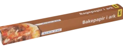 Bakpapper i ark 18 st