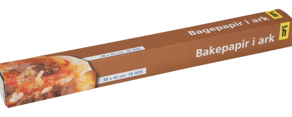 Bakpapper i ark 18 st