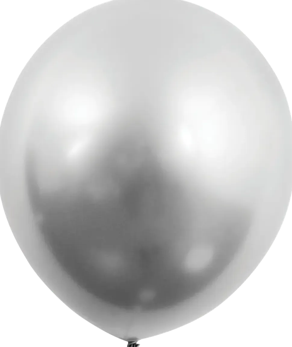 Ballong silvermetallic Ø30 cm, 4-pack