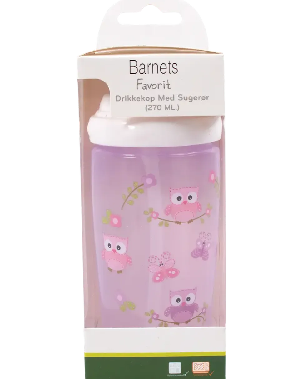 Barnets favoritmugg med sugrör – olika färger