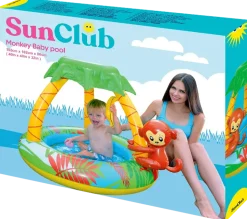 Barnpool med apa - Ø102 cm