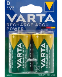 Batteri nihm d 3000 mah 2 st