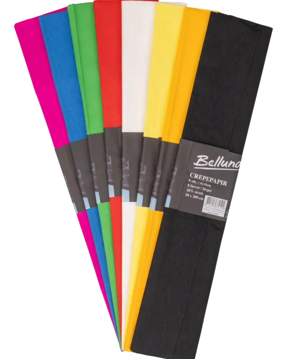 Belluno Crepe-papper 20% 8-pack