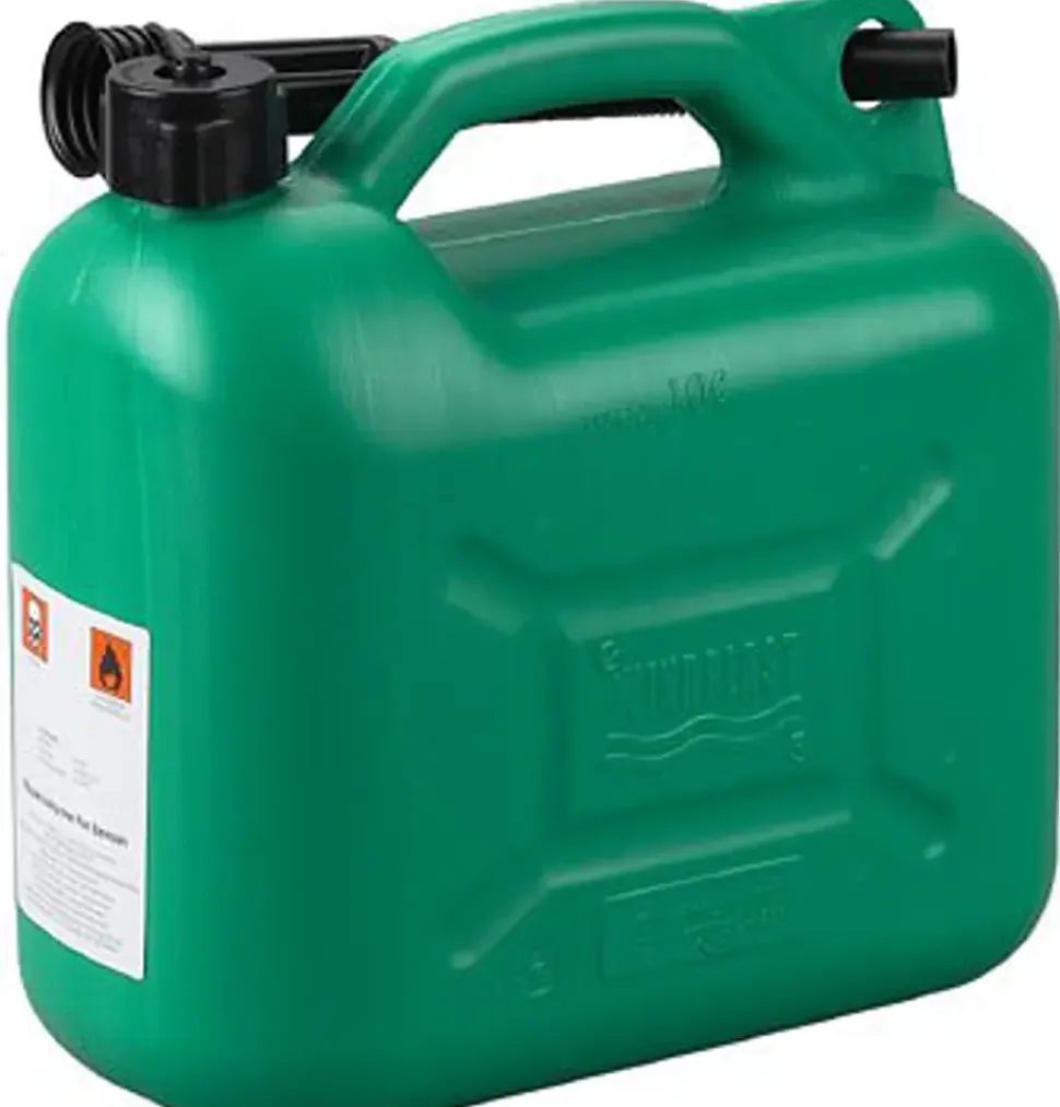 Bensindunk 10 L grön