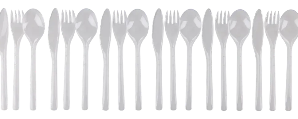Bestickset, återanvändbart - 18 delar