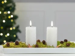Blockljus led lany 10 cm 2 st