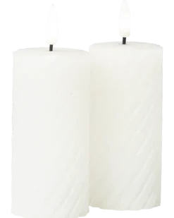 Blockljus led lany 10 cm 2 st