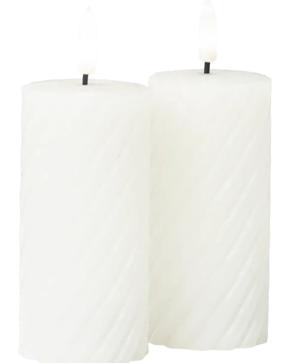 Blockljus led lany 10 cm 2 st