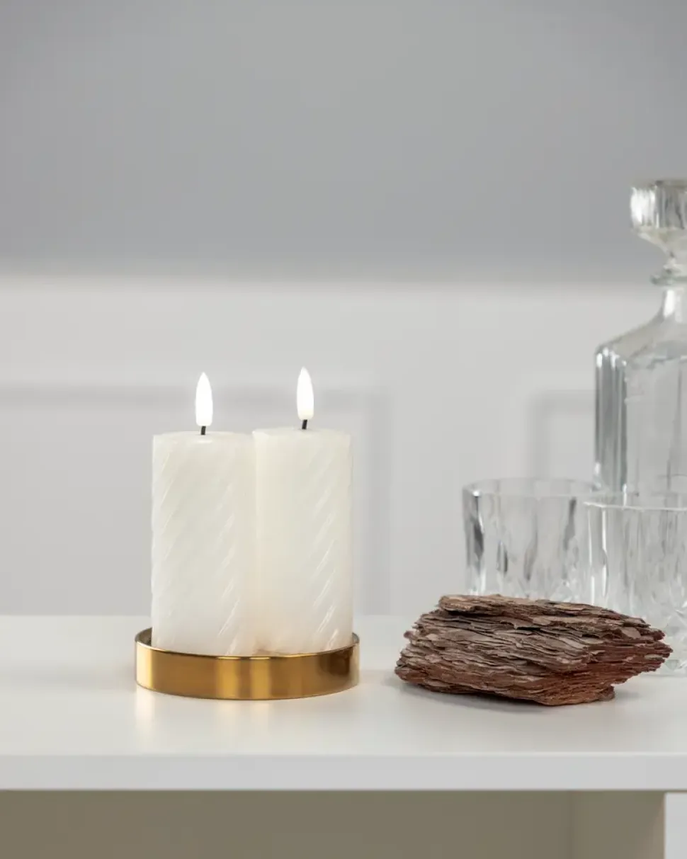 Blockljus led lany 10 cm 2 st