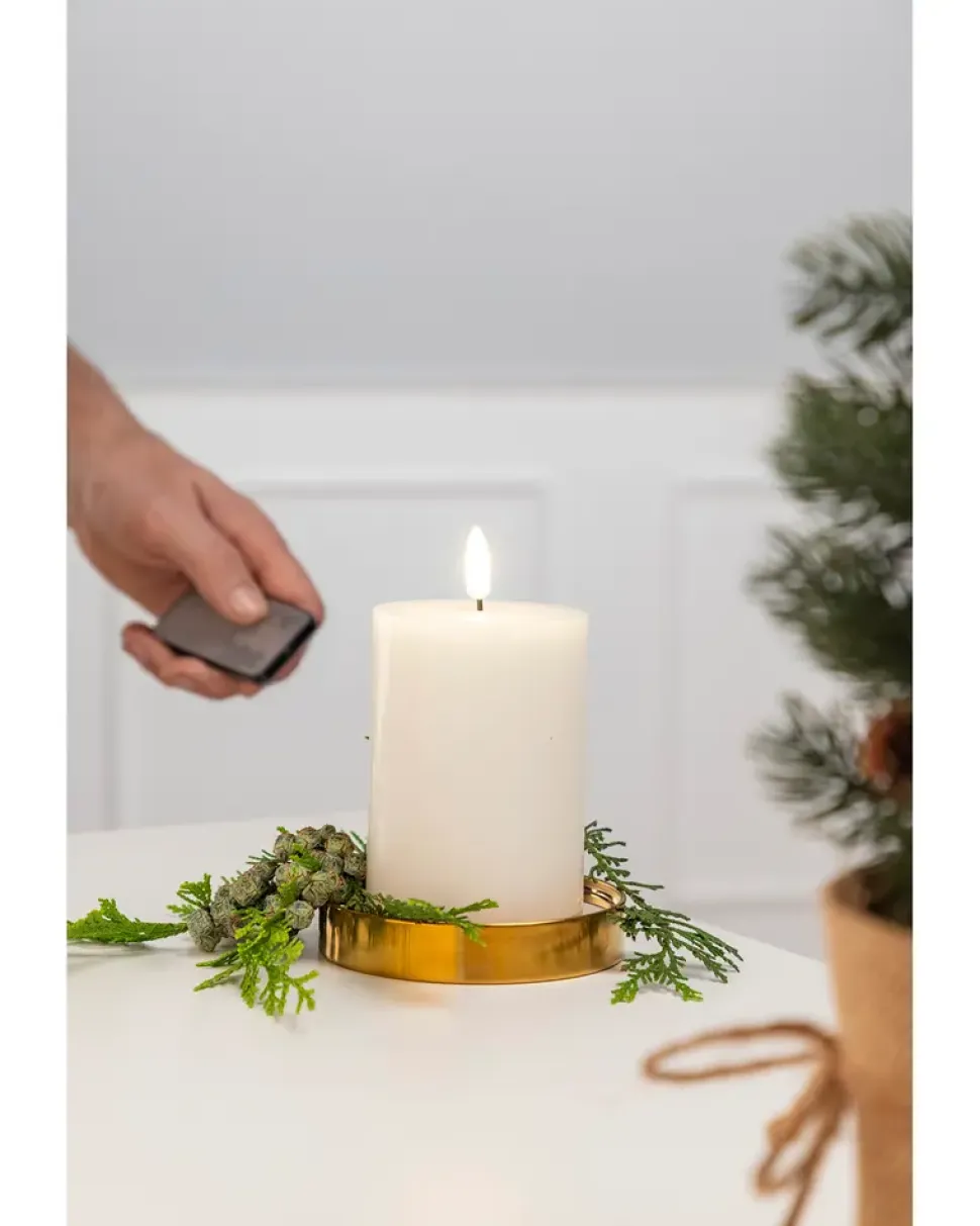 Blockljus led liw 10 cm