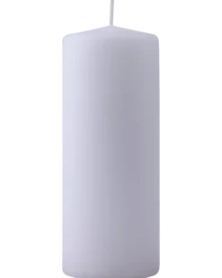 Blockljus Ø5,8 x H15 cm vit