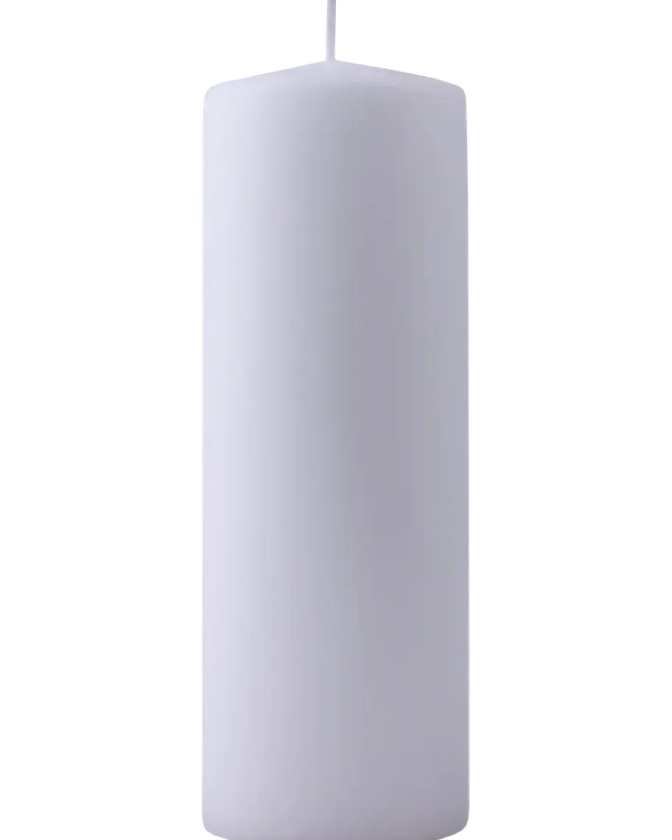 Blockljus Ø6,8 x H20 cm vit